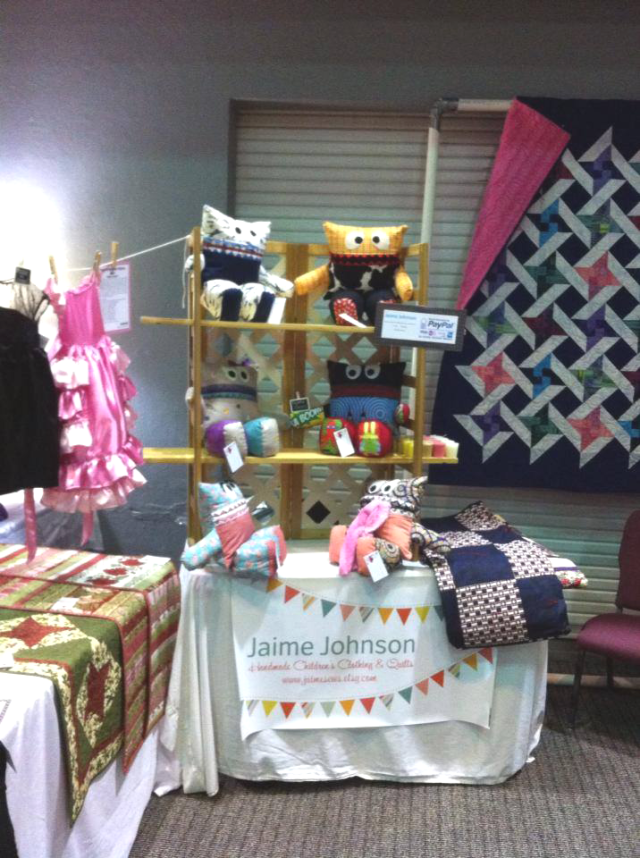 JaimeSews Craft Fair Booth